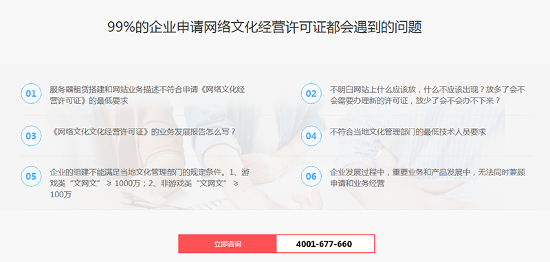 言成商务办理网络文化经营许可证解决的问题