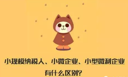 小规模、小微企业、小型微利企业的转换
